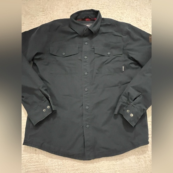 Eddie Bauer Other - Eddie Bauer Flannel Lined Button Up Shirt Jacket